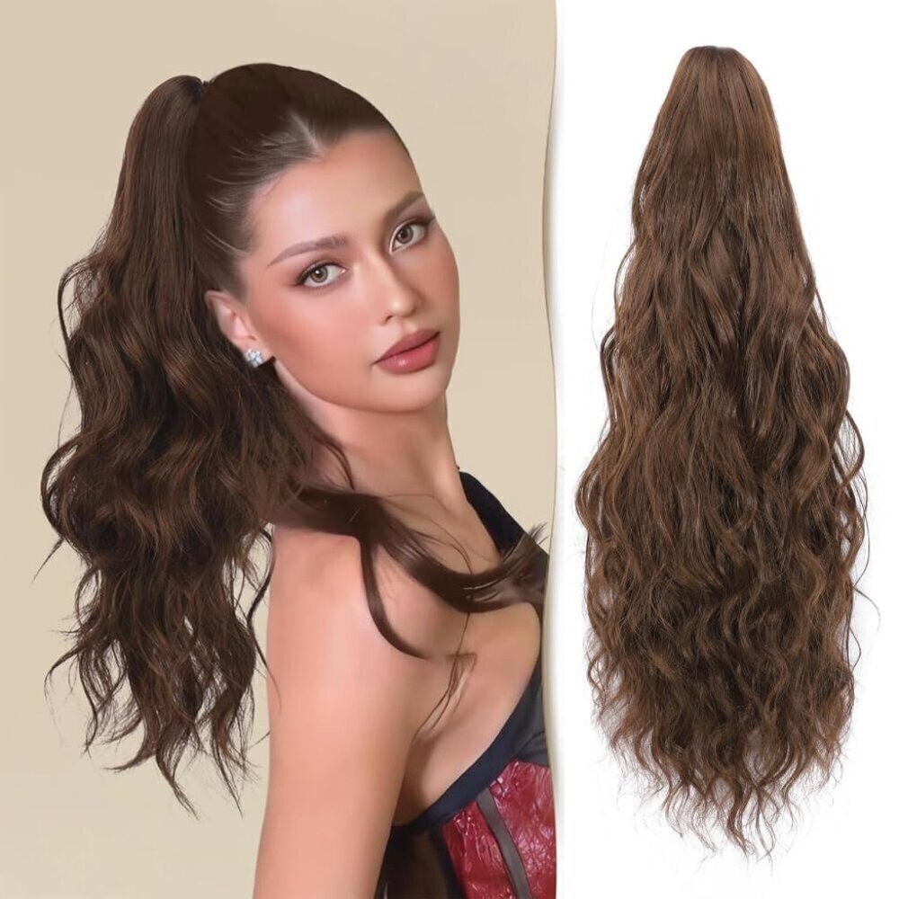 Claw Clip Ponytail Extension Ponytail Extensions for Women Curly Wavy Hair Exten